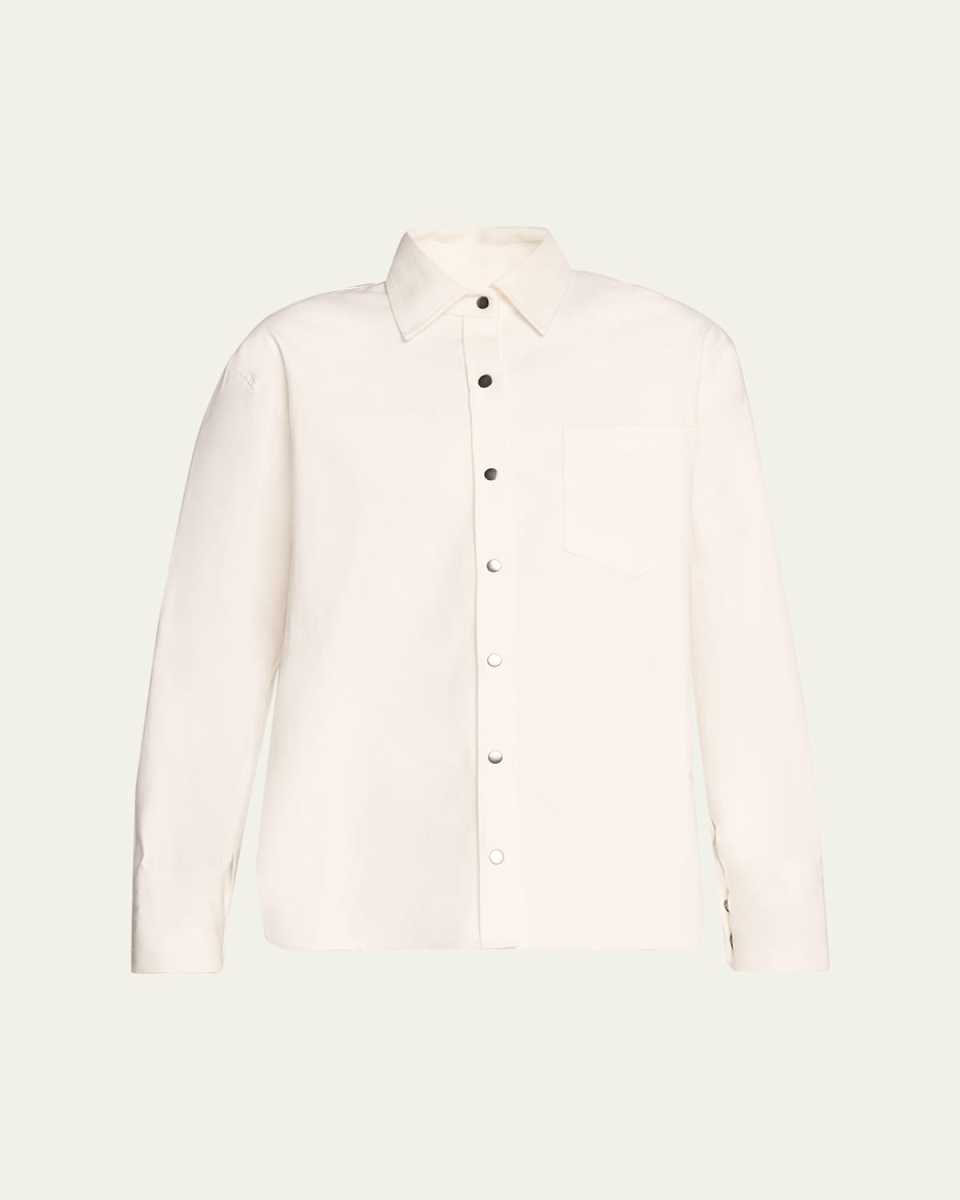 Oversized Snap Shirt